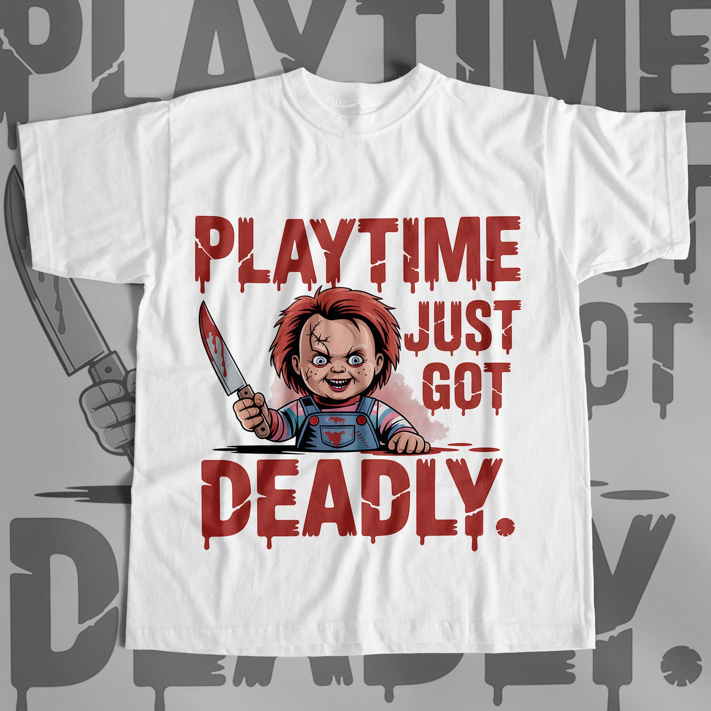 Chucky Inspired Halloween Tee 🎃🔪