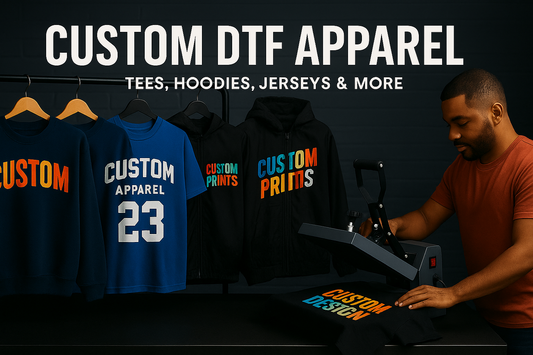 Custom DTF Printed Tees+ (Crew Necks,Jerseys,Windbreakers,Hoodies)