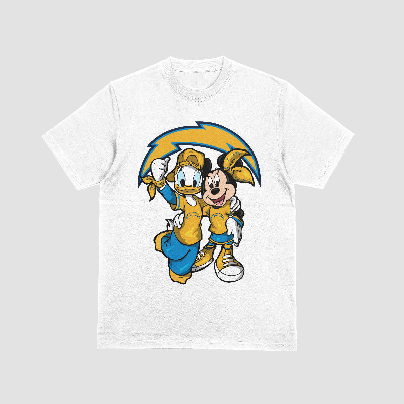 Minnie & Daphne NFL (AFC East and West) Mashup Graphic Tee 🏈✨