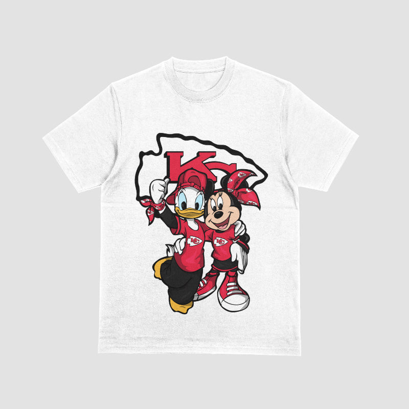 Minnie & Daphne NFL (AFC East and West) Mashup Graphic Tee 🏈✨