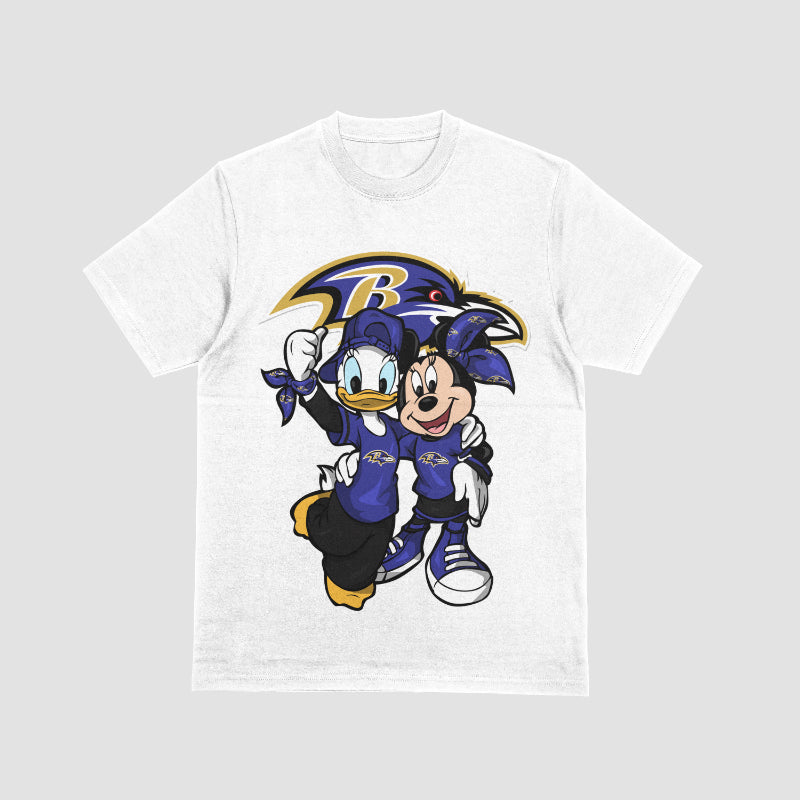 Minnie & Daphne NFL (AFC North and South) Mashup Graphic Tee 🏈✨